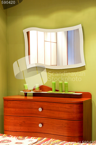 Image of Drawers and mirror