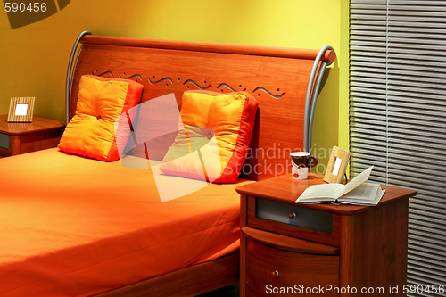 Image of Modern bedroom detail