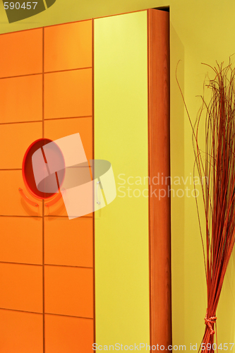 Image of Orange wardrobe