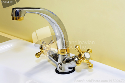 Image of Golden faucet