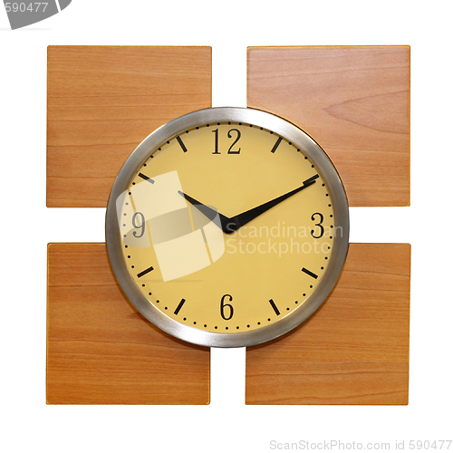 Image of Wooden clock