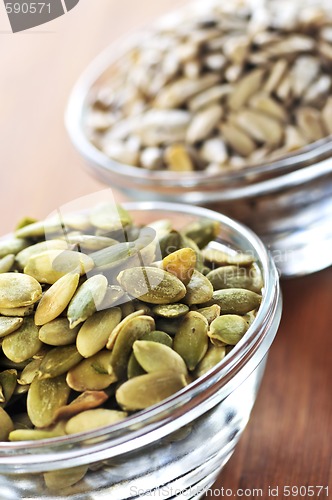 Image of Pumpkin and sunflower seeds