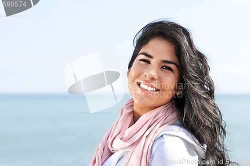 Image of Young native american woman