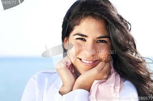 Image of Young native american woman