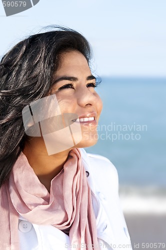 Image of Young native american woman