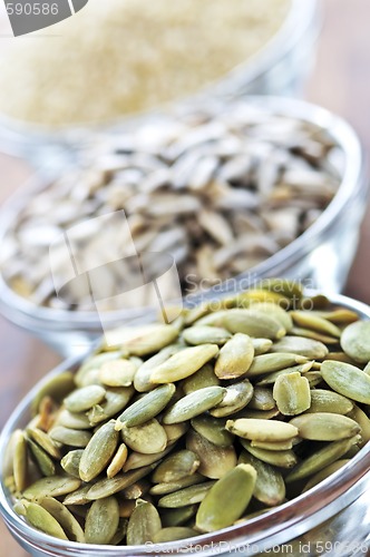 Image of Pumpkin sunflower and sesame seeds