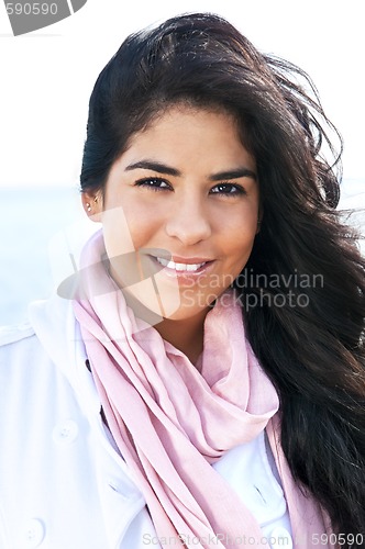 Image of Young native american woman