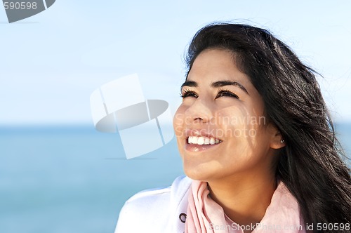 Image of Young native american woman