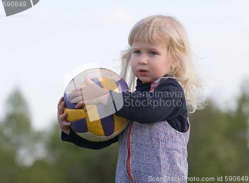 Image of young volleyballer