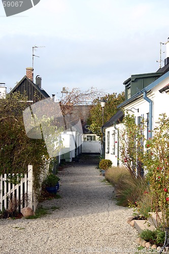 Image of at a small alley in skåre in sweden