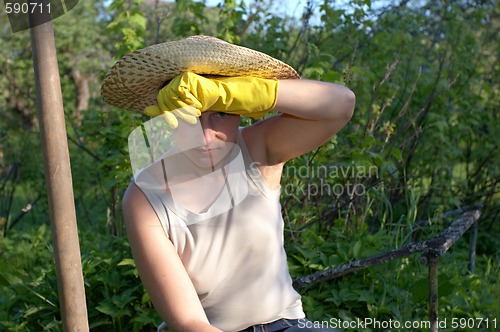 Image of tired woman