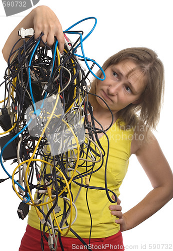 Image of mess of cables