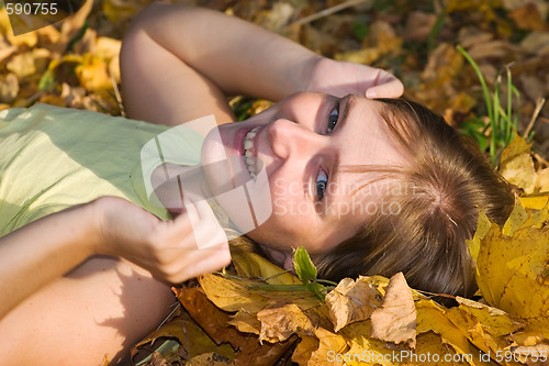 Image of autumn happiness