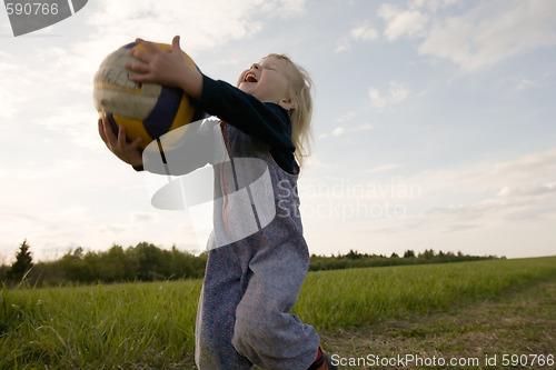 Image of young volleyballer