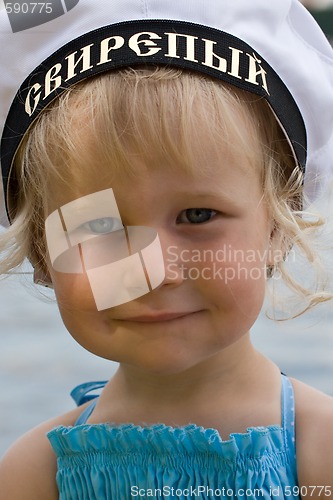 Image of baby in sailor's cap