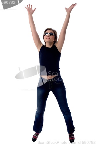 Image of jumping girl