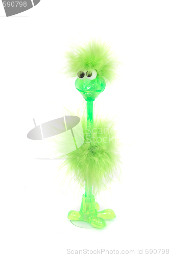 Image of funny green pen for children