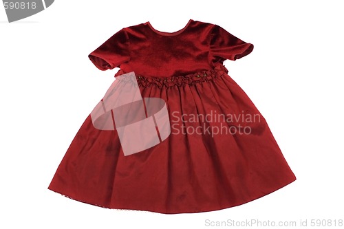 Image of red dress for little princess