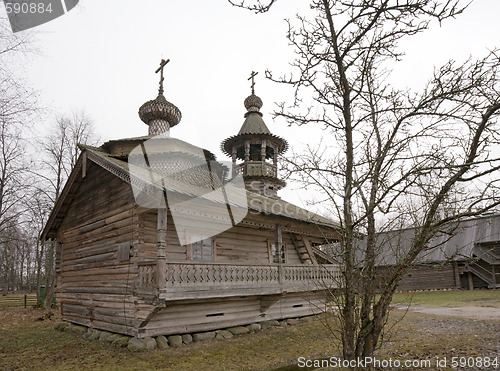 Image of wooden church