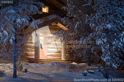 Image of forest cottage