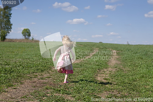 Image of running girl
