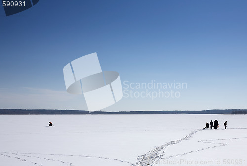 Image of winter fishing