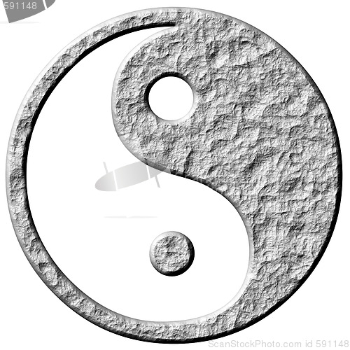 Image of 3D Stone Tao Symbol