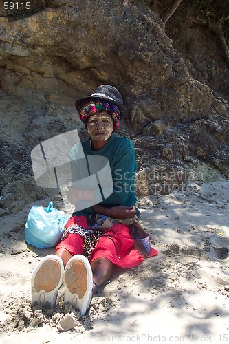 Image of Colourful Tribal woman
