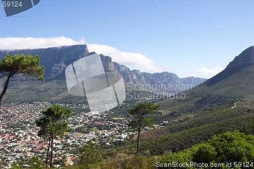 Image of table mountain from lion's head