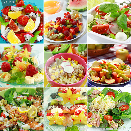 Image of Healthy food collage