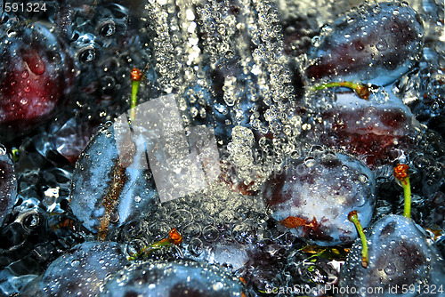 Image of Washing plums