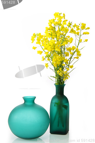 Image of Green vases