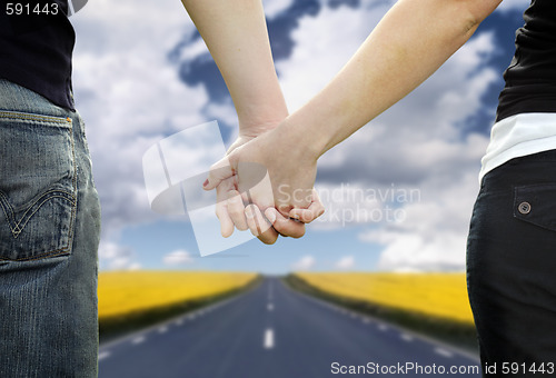 Image of Holding Hands