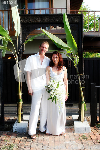 Image of Bride and groom.