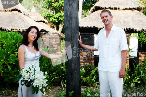 Image of bride and groom.