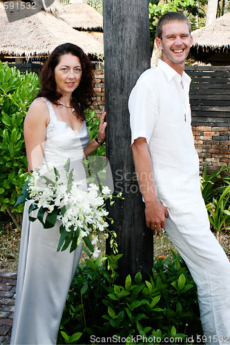 Image of Bride and groom.