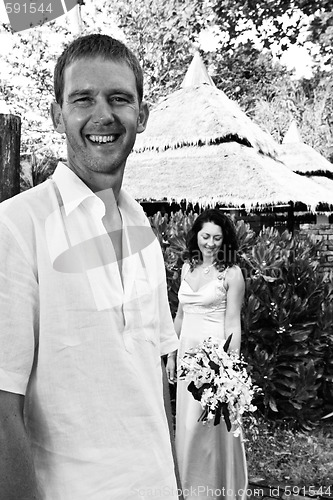 Image of bride and groom