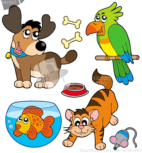 Image of Cartoon pets collection