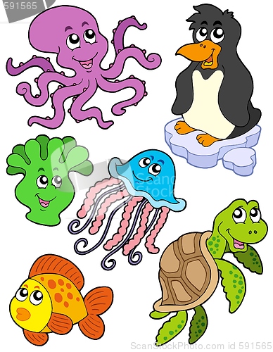 Image of Aquatic animals collection 2
