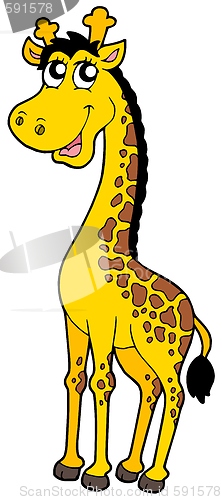 Image of Cute cartoon giraffe