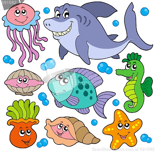 Image of Aquatic animals collection