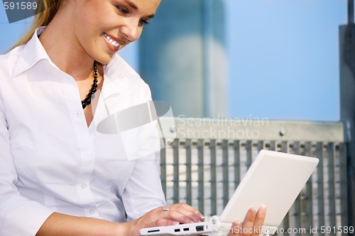 Image of woman with laptop