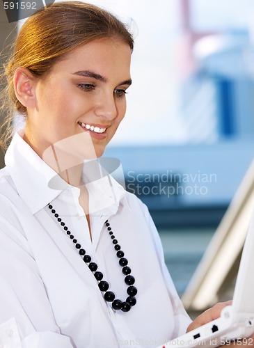 Image of woman with laptop