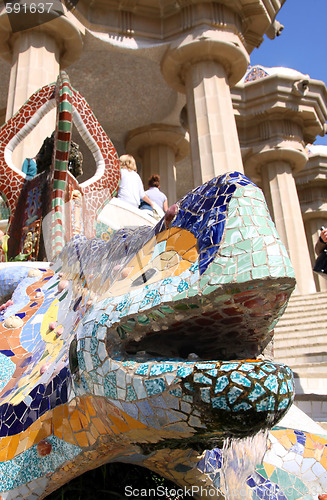 Image of Park Guell, Barcelona, Spain