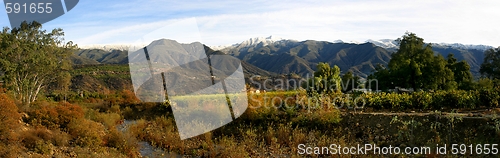 Image of Ojai Valley With Snow (PI)