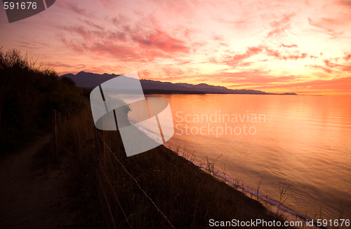 Image of Strait of Juan de Fuca Sunset