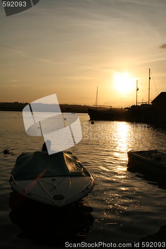 Image of Topsham Quay at Sunset