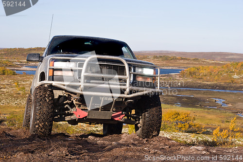 Image of vehicle off-road