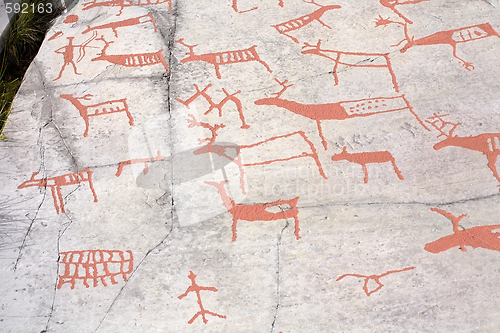 Image of ancient rock carvings