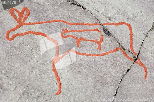 Image of ancient rock carvings